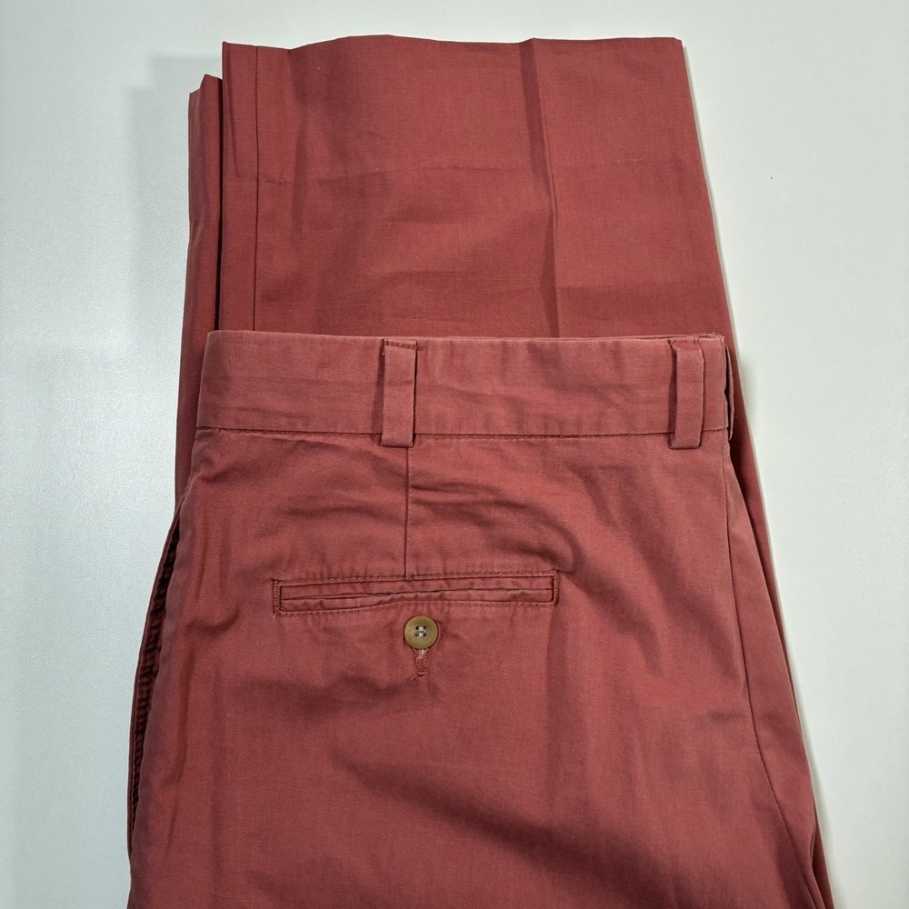 Bills Khakis Pants 40x30 Salmon Red Classic Chino Preppy Made in USA (Tag 42)